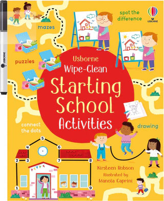 Wipe Clean Starting School Book
