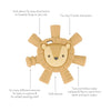 Ritzy Teether™ Baby Molar Teether: Lion