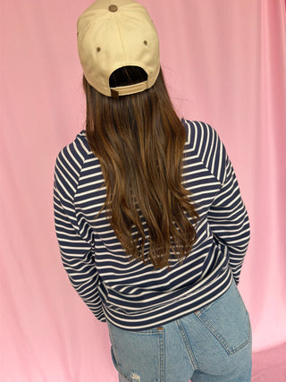 Stripe Waffle Knit Top