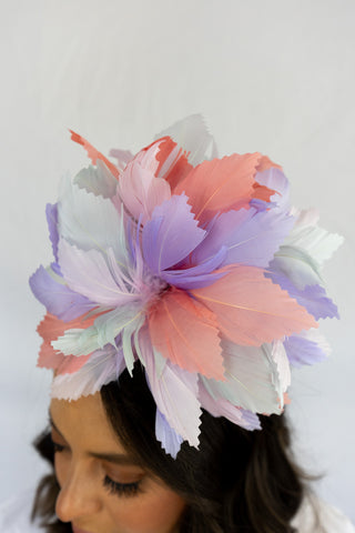 Pastel Multi Color Winning Ticket Fascinator
