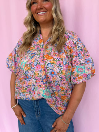 Choosing Happiness Top- Curvy