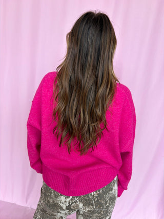 Relaxed Fit Crew Neck Sweater