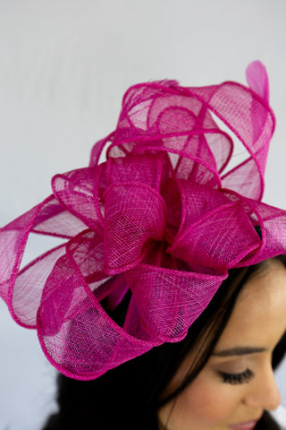 Pink Triple Crown Charm Fascinator