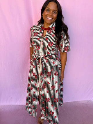 Polished & Playful Midi Dress