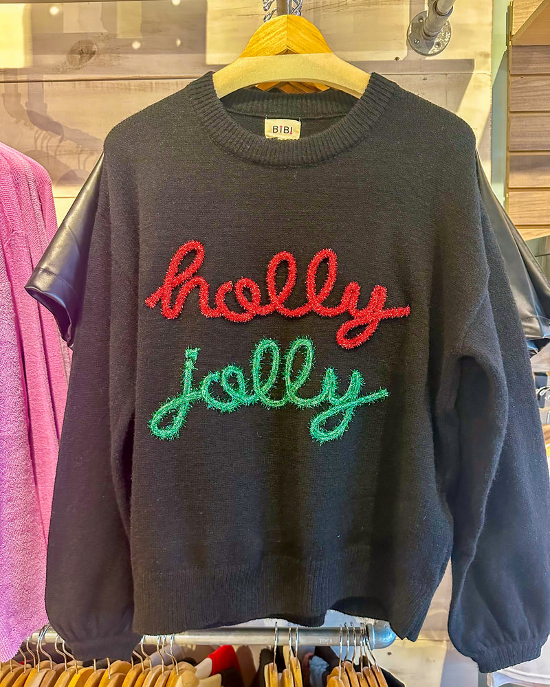 Holly Jolly Tensel Sweater