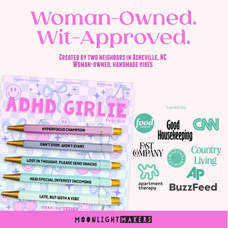 ADHD Girlie Pen Set