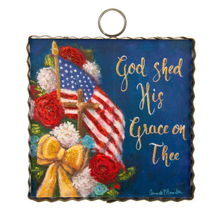 "His Grace On Thee" Mini Gallery Decor