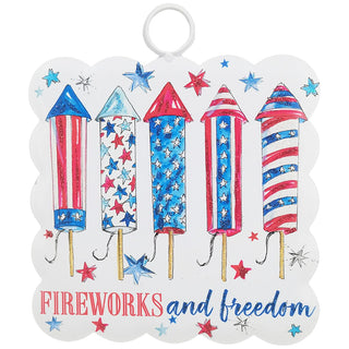 Scallop Fireworks & Freedom Gallery Decor