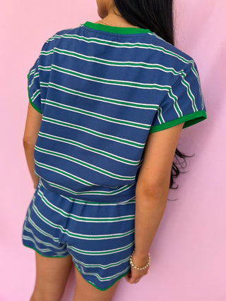 woman wearing a set 