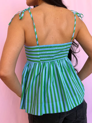 woman wearing a tank top