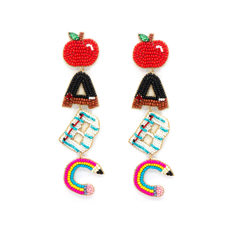 ABC Apple Earring