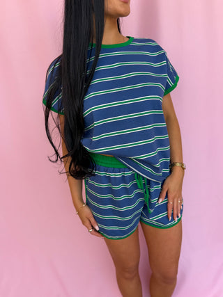 woman wearing a set 