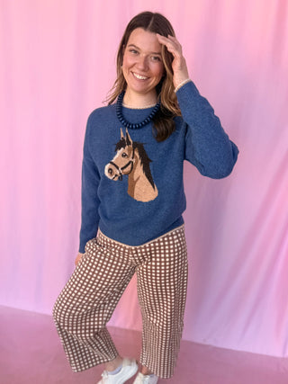 Horse Jacquared Sweater
