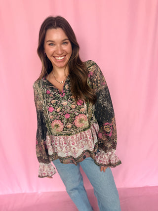 Olive Branch Top