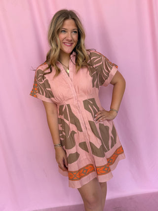 girl wearing a pink dress