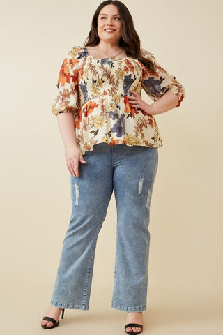 A Wildflower Beauty Top Curvy