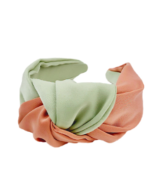 Abigail Headband Peach/Mint