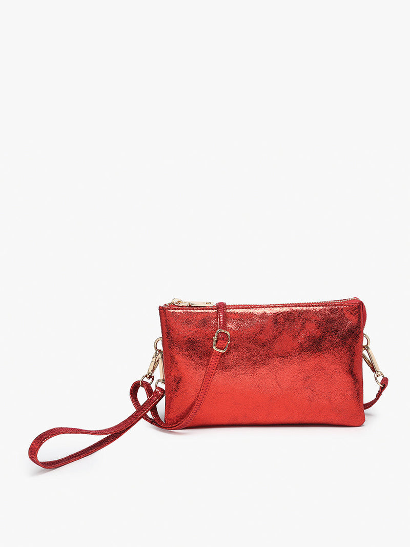 Aster Red Riley Wristlet Crossbody