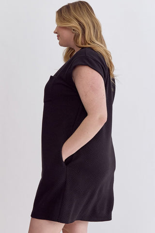 At Ease Dress- Curvy