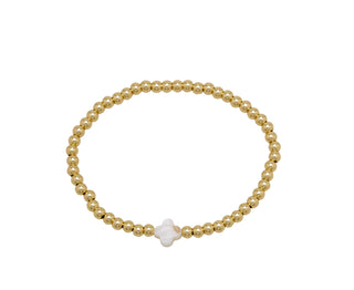 4MM Single Quatrefoil Bracelet