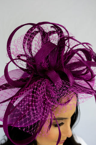 Magenta Winning Wager Fascinator