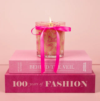 Sweet Grace Pink Bow Candle #072