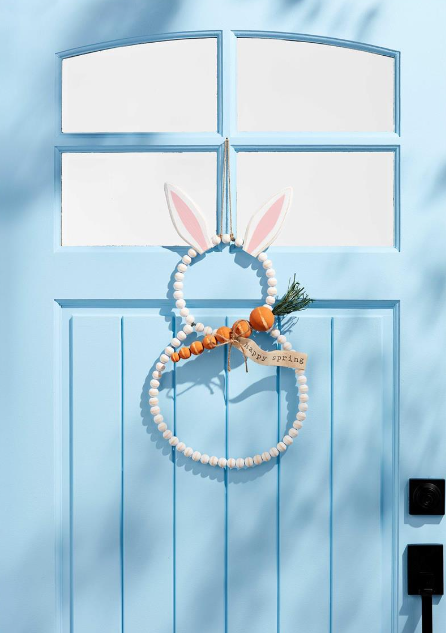Beaded Bunny Door Hanger