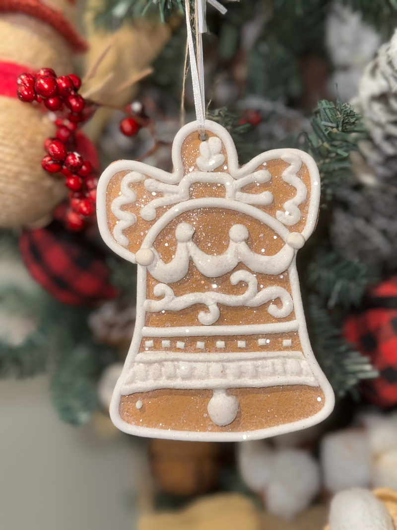 Bell Iced Cookie Ornament