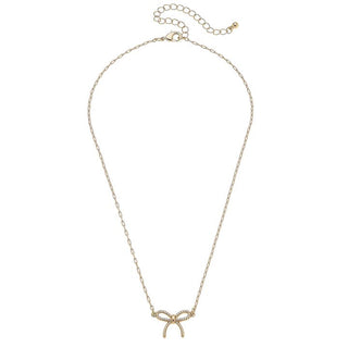 Bessie Rope Bow Necklace