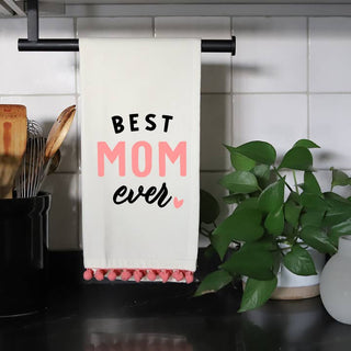 Best Mom Ever Pom Towel