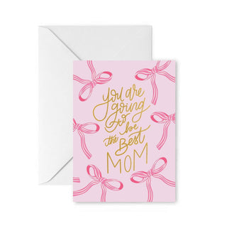 Best Mom Girl Greeting Card