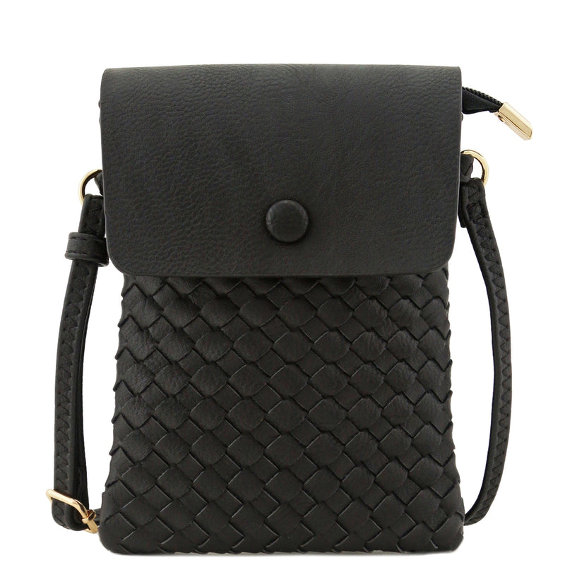 Black Small Modern Crossbody