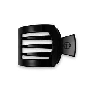 Black Medium Flat Square Clip