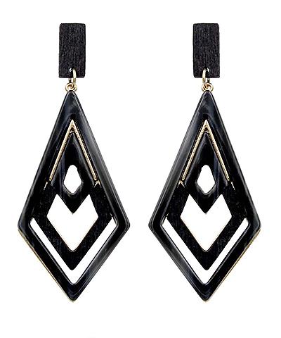 Black Winston Earrings