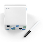 Blue Dots Ceramic Notepad