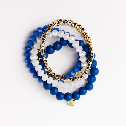 Blue & White Mandy Bracelet