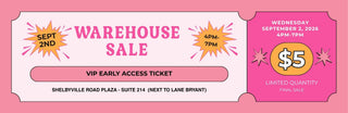 VIP Warehouse Sale — $5 Early Access 🎟️