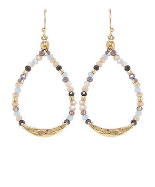 Brown Moon Dance Earrings