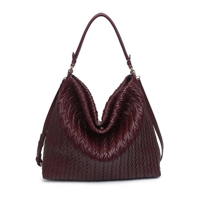 Burgundy Harley Hobo Bag