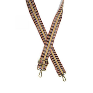 Blush/Navy Purse Strap