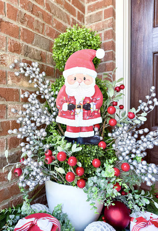 Merry & Bright Santa All Tied Up Decor