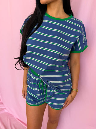 woman wearing a set 
