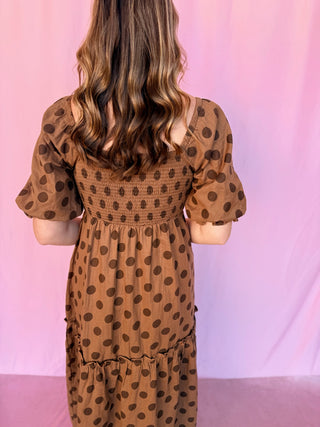 Polka Dot Maxi Dress