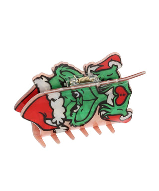 Grinch Acrylic Hair Claw Clip
