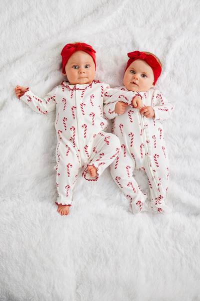 Candy Cane Sleeper Set