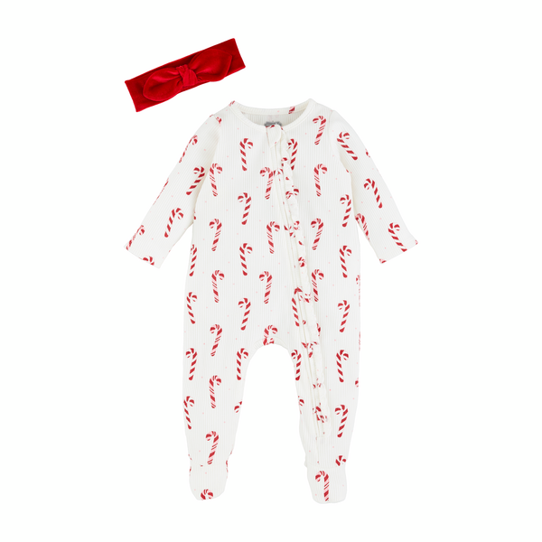 Candy Cane Sleeper Set