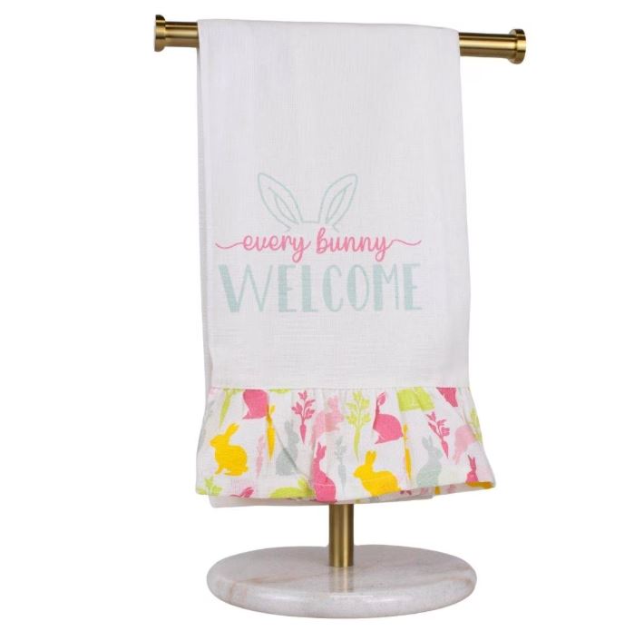 Welcome Becker Bunny Hand Towel