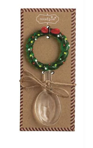Wreath Glass Spoon