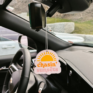 Chasin' Sunsets Car Freshener