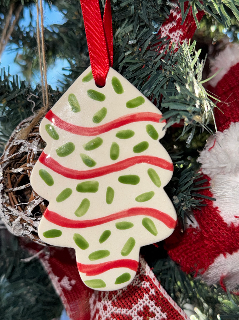 Christmas Tree Cake Ornament